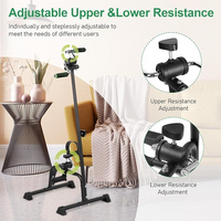Pedal Exerciser Bike, Hand Arm Leg and Knee Peddler