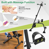 Pedal Exerciser Bike, Hand Arm Leg and Knee Peddler