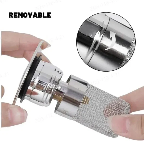 Dual-Filter Sink Drain Stopper