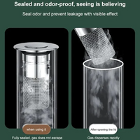 Universal Bathroom Sink Drain Stopper Double layer filtration