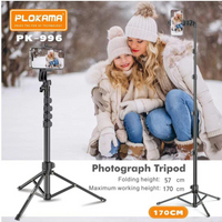 PLOKAMA PK996 Multifunctional  Bluetooth Tripod with Remote 5.5F PK996