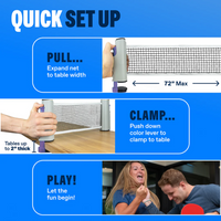 Portable Ping Pong Game Set