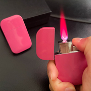 Pink Flame Refillable Lighter