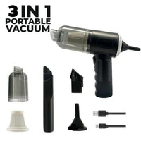3 in 1 Rechargeable Car Vacuum Cleaner