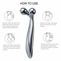 3D Y-shaped Face Lifting  Facial Massage Roller 360°
