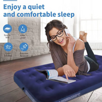 Single Camping Air Mattress PVC Inflatable Bed
