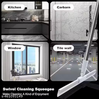 Silicon Floor Wiper With Stainless Steel Extendable Handle