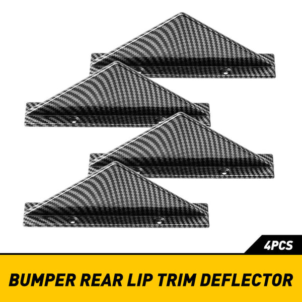 4-Piece Bumper Diffuser Fins